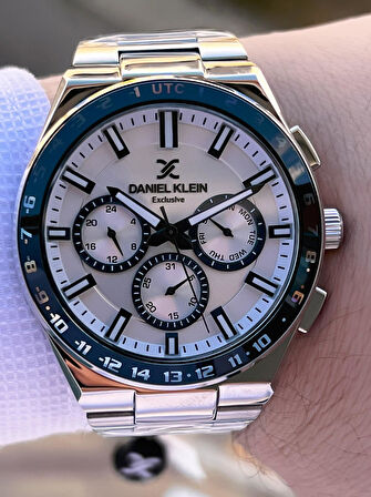 Daniel Klein İç Fonksiyonları Aktif 30 Mt Suya Dayanıklı 2 Yıl Garantili Erkek Kol Saati FG.13522.1