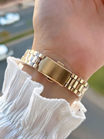 Coliseum Çelik Kordon Takvimli Kadran Özel Tasarım Vintage Seri Kadın Kol Saati+Bileklik PS.8341.M4