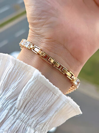 Coliseum Çelik Ve Taşlı Kordon Vintage Seri Küçük Kasa Özel Tasarım Kadın Kol Saati SP.8933.M1