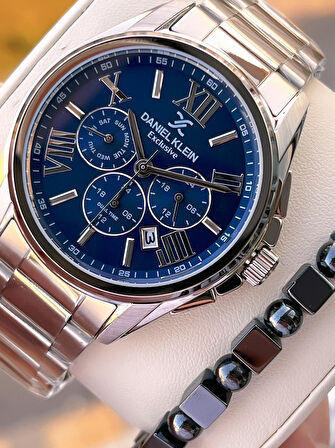 Daniel Klein İç Fonksiyonları Aktif 30 Mt Suya Dayanıklı 2 Yıl Garantili Erkek Kol Saati FG.14222.2