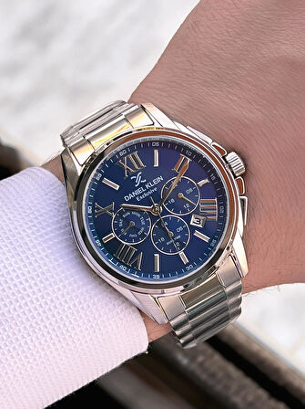 Daniel Klein İç Fonksiyonları Aktif 30 Mt Suya Dayanıklı 2 Yıl Garantili Erkek Kol Saati FG.14222.2