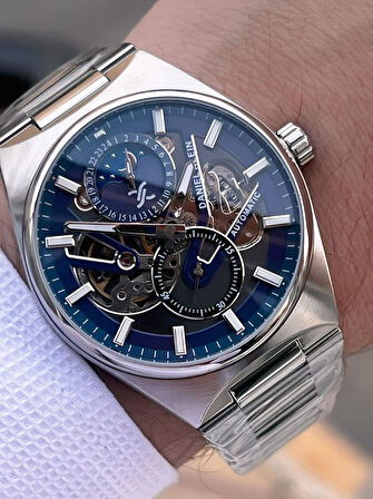 Daniel Klein Otomatik Ve Manuel Kurmalı Mehtap Ve Güneş Kadranlı 3 Atm Erkek Kol Saat FDK.14269.K5