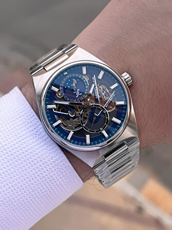 Daniel Klein Otomatik Ve Manuel Kurmalı Mehtap Ve Güneş Kadranlı 3 Atm Erkek Kol Saat FDK.14269.K5