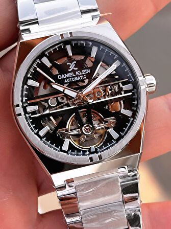 Daniel Klein Otomatik Mehtap Ve Güneş Kadranlı Bileklik Hediyeli 3 Atm Erkek Kol Saat FDK.14268.K2