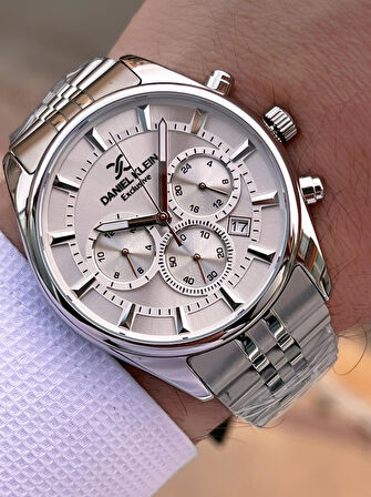 Daniel Klein İç Fonksiyonları Aktif 30 Mt Suya Dayanıklı 2 Yıl Garantili Erkek Kol Saati FG.13351.1