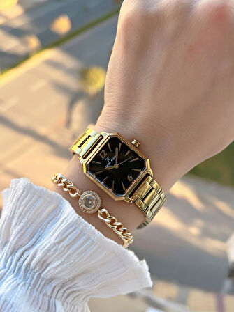 Daniel Klein Çelik Kordon 30 Mt Suya Dayanıklı Kadın Kol Saati+Bileklik BYN.14090.4