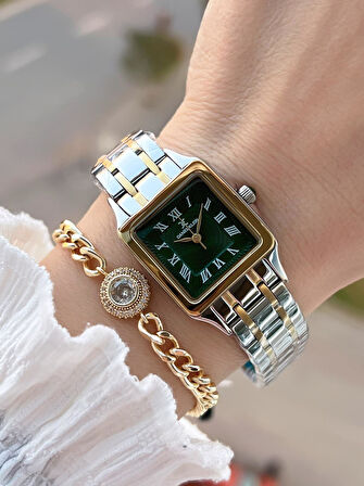 Daniel Klein Çelik Kordon 30 Mt Suya Dayanıklı Kadın Kol Saati+Bileklik BYN.10814.5