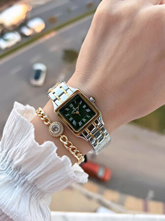 Daniel Klein Çelik Kordon 30 Mt Suya Dayanıklı Kadın Kol Saati+Bileklik BYN.10814.5