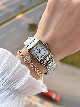 Daniel Klein Çelik Kordon 30 Mt Suya Dayanıklı Kadın Kol Saati+Bileklik BYN.10814.4