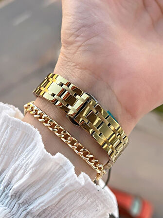 Daniel Klein Çelik Kordon 30 Mt Suya Dayanıklı Kadın Kol Saati+Bileklik BF.GF.10814.3