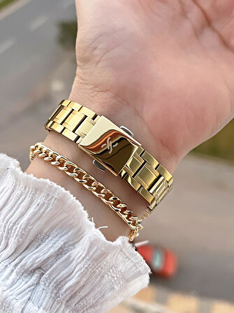 Daniel Klein Çelik Kordon 30 Mt Suya Dayanıklı Kadın Kol Saati+Bileklik BF.GF.14271.2