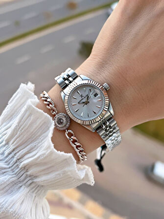 Daniel Klein 2 Yıl Garantili Jubile Kordon 3 Atm Suya Dayanıklı Kadın Kol Saati+Bileklik F.Z.10030.1