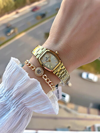 Daniel Klein Vintage Seri Küçük Kasa 2 Yıl Garantili 3 Atm Kadın Kol Saati+Bileklik BFF.14117.3