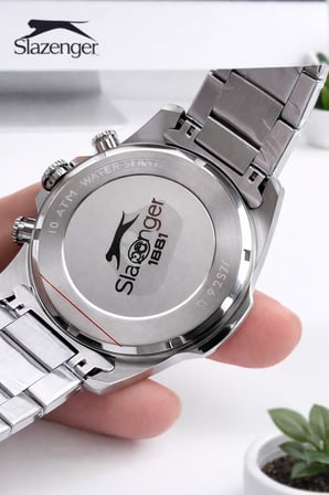 Slazenger 2 Yıl Garantili İç Fonksiyonları Aktif 10 Atm Suya Dayanıklı Erkek Kol Saati FG.ESL002.E4