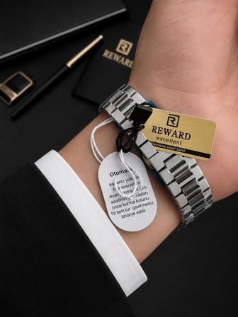 Reward Otomatik Luxury Seri Erkek Saati Çelik Kordon 5 ATM Su Geçirmez 2 Yıl Garanti RW.RQ.002