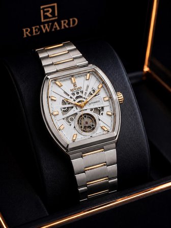 Reward Otomatik Luxury Seri Erkek Saati Çelik Kordon 5 ATM Su Geçirmez 2 Yıl Garanti RW.EO02