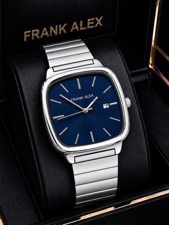 Frank Alex 2 Yıl Garantili Çelik Kordon 3 Atm Erkek Kol Saati FG.X7326.2