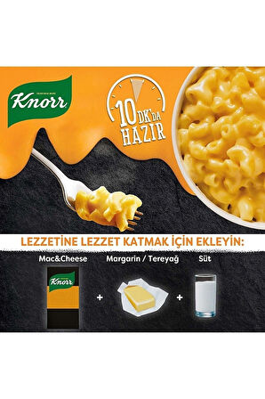 Knorr Çabuk Mac & Cheese Peynirli Makarna 212 Gr x 4 Adet