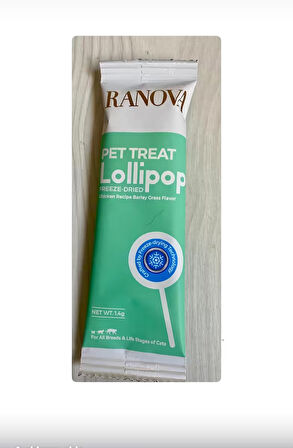 Ranova Kurutulmuş Arpa Çimli Kedi Lolipop 1,4 G X 3 Adet Sk:2026