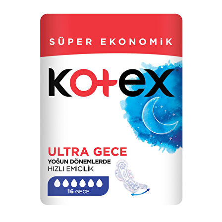 Kotex Ultra Normal - Uzun - Gece 3 lü Karma Paket 