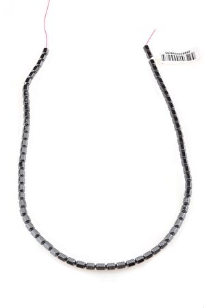 4X6 MM Altıgen Kesim Hematit Dizi   DZ4332
