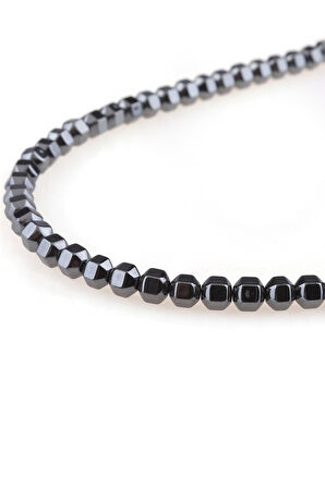4X4 MM Küp Hematit Taşı Dizi - DZ3613