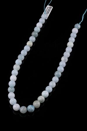 10 MM Faset Kesim Akuamarin Taşı Dizi - TAS-2621
