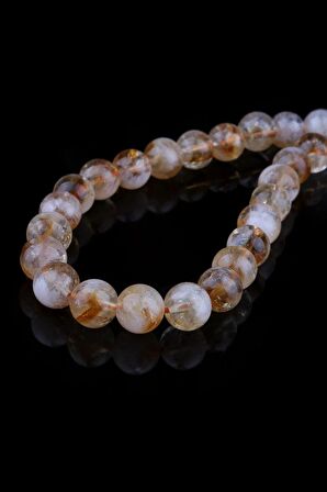 8 MM Sitrin Taşı Dizi - DZ4216