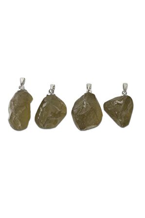 Limon Kuvars Taşı Kolye (İşlenmemiş Ham)