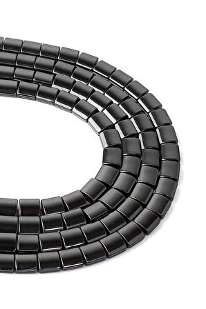 7X7 MM Kanallı Hematit Taşı Dizi