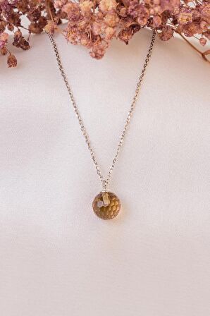 Zultanit Taşı Kolye ( 925 Ayar Gümüş Zincirli)