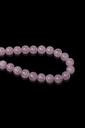 8 MM Pembe Kuvars Taşı Dizi