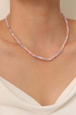 Morganit Taşı Kolye