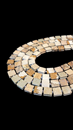 10 MM Kanallı Jasper Taşı Dizi