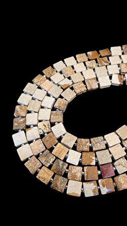 10 MM Kanallı Jasper Taşı Dizi