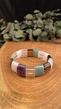 Karışık Doğal Taş Bileklik