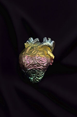 Kalp Figürü Bizmut Taşı