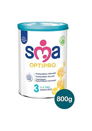 SMA 3 Optipro Probiyotik Devam Sütü 800 gr x 3 Adet