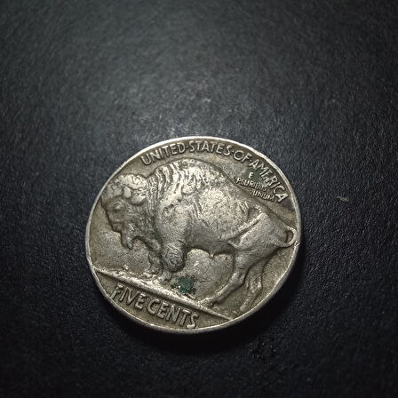 Bufalo ÇT+/ÇÇT 1937 Amerika 5 Cent Kızılderili Eski Yabancı Madeni Para 399636657af0cbd7e6