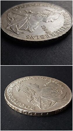 1980 Avusturya 500 Şilin 200.YIL Maria Theresia 24 Gram Gümüş (640) ÇA/ÇA+/ÇİL - 399636680762ec7fee