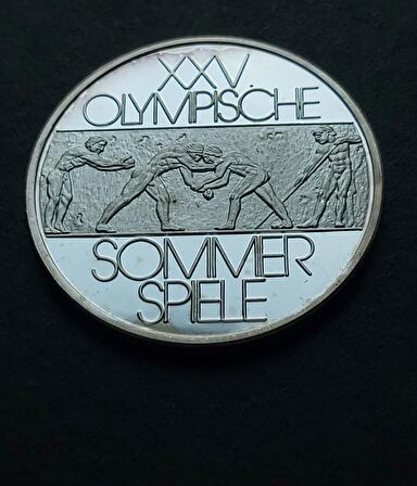 1992 Barcelona 25.Olimpiyat Oyunları 16,77 Gram Hatıra 999 Gümüş Proof - 399636680b09f2ece6