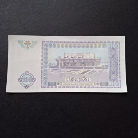 Escoines Koleksiyon 1994 Özbekistan 100 Som ÇİL eski yabancı kağıt para - 3996366edff9c11b81