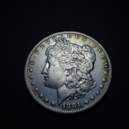 Escoines Koleksiyon 1881 Abd 1 Dolar ÇÇT+ 26,59Gram gümüş Morgan Dolar New Orleans  96366ee05461a8bc