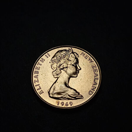 Escoines Koleksiyon 2 cent 1969 Yeni Zelanda Darphane Setinden Çıkma PROOF eski yabancı madeni para