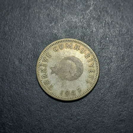 Escoines Koleksiyon 1947 Gümüş 1 Lira 7,37 gram ÇT/ÇÇT eski madeni para 3996367268c91018f5