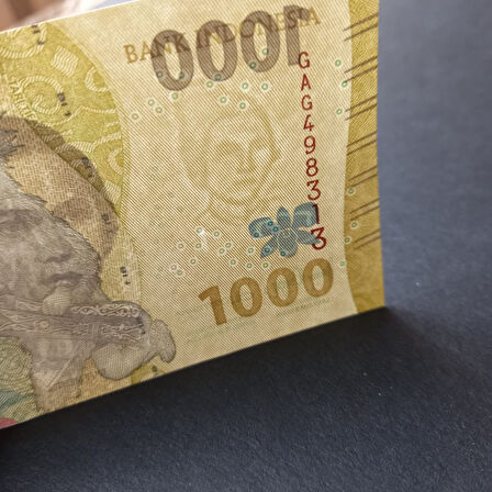 Escoines Koleksiyon 3996367df653cd4527 2022 Endonezya 1000 Rupiah ÇİL eski yabancı kağıt para