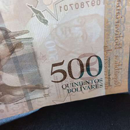 Escoines Koleksiyon 3996367df8068aca2b 2017 Venezuela 500Bolivar ÇİL eski yabancı kağıt para