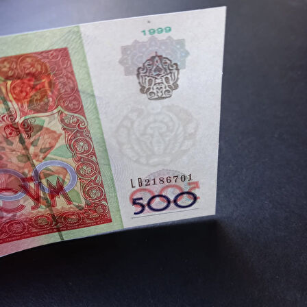 Escoines Koleksiyon 3996367e08f2f54777 1999 Özbekistan 500som ÇİL eski yabancı kağıt para