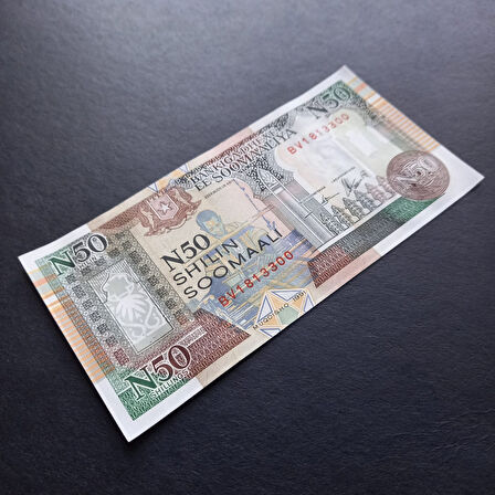Escoines Koleksiyon 3996367e0902328254 1991 Somali 50şilin ÇİL yabancı eski kağıt para