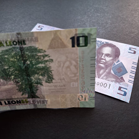 Escoines Koleksiyon 3996367e0a8f9d7155 2022 Sierra 5/10 leones takım ÇİL Yabancı Eski Kağıt Para